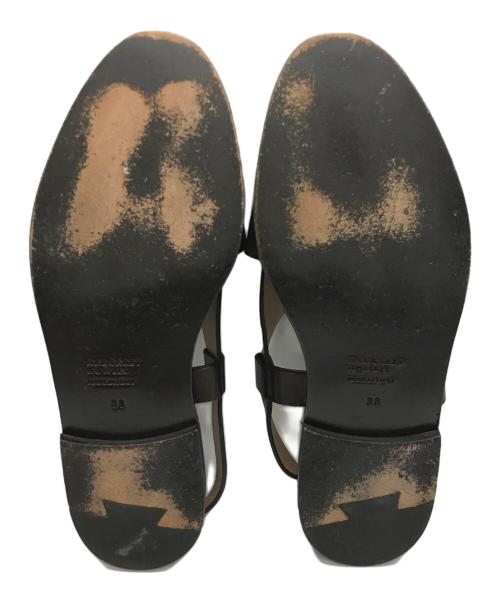 MARGARET HOWELL（マーガレットハウエル）MARGARET HOWELL (マーガレットハウエル) レザーサンダル/マーガレットハウエル/578-1170003 ブラウン サイズ:38の古着・服飾アイテム