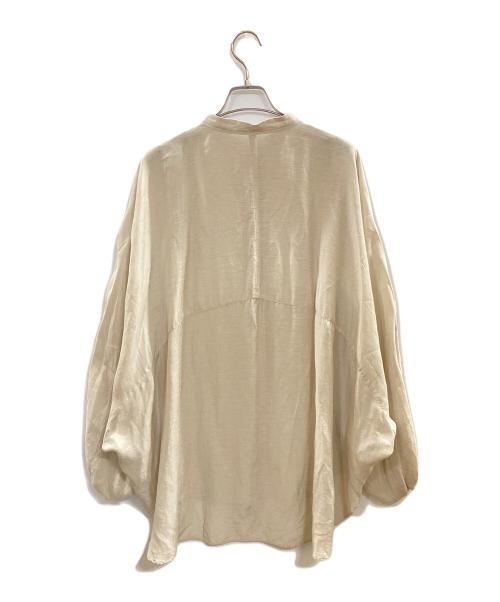 FRAMeWORK（フレームワーク）FRAMeWORK (フレームワーク) シアーリネンポンチョブラウス/フレームワーク/24051220737020/24SS ベージュ サイズ:Freeの古着・服飾アイテム