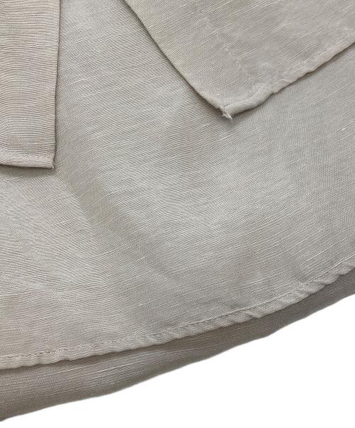 FRAMeWORK（フレームワーク）FRAMeWORK (フレームワーク) シアーリネンポンチョブラウス/フレームワーク/24051220737020/24SS ベージュ サイズ:Freeの古着・服飾アイテム