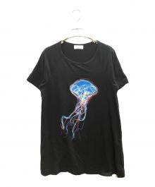 hazama（ハザマ）の古着「理解らぬ日々を躍るくらげのカットソー/ハザマ」｜ブラック