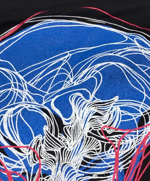 hazama（ハザマ）hazama (ハザマ) 理解らぬ日々を躍るくらげのカットソー/ハザマ ブラック サイズ:表記なしの古着・服飾アイテム