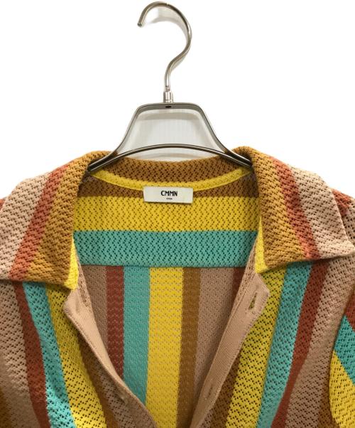 CMMN SWDN（コモンスウェーデン）CMMN SWDN (コモンスウェーデン) 半袖ニット ベージュ×イエロー サイズ:XSの古着・服飾アイテム