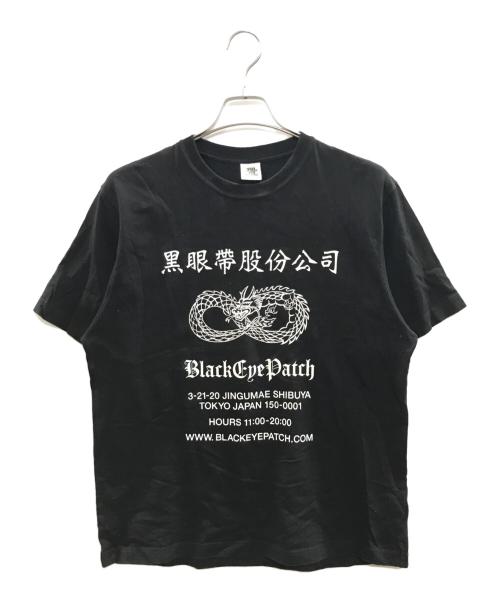 THE BLACK EYE PATCH（ブラックアイパッチ）THE BLACK EYE PATCH (ブラックアイパッチ) プリントTシャツ/ブラックアイパッチ/CHINATOWN STORE TEE/24AW ブラック サイズ:Ｍの古着・服飾アイテム