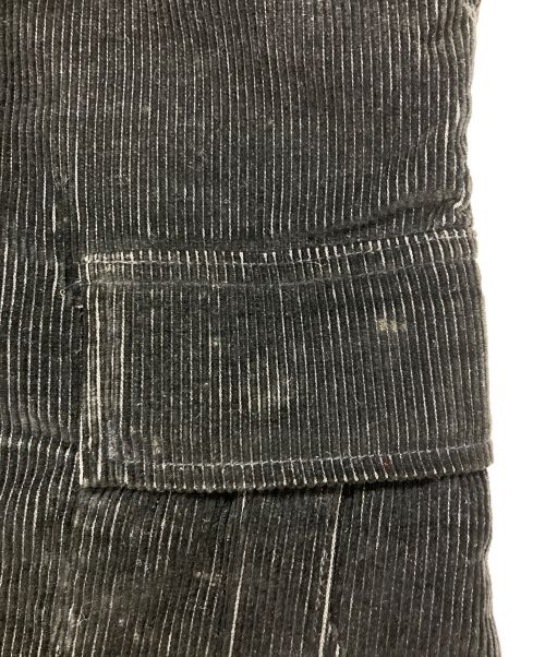 GUNG HO（ガンホー）GUNG HO (ガンホー) コーデュロイカーゴパンツ ブラック サイズ:表記なしの古着・服飾アイテム