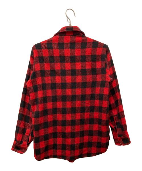 WOOLRICH（ウールリッチ）WOOLRICH (ウールリッチ) バッファローチェックウールシャツ レッド サイズ:Ｍの古着・服飾アイテム