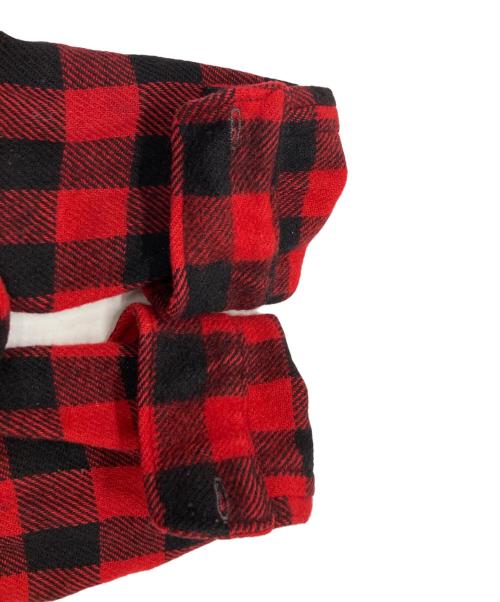 WOOLRICH（ウールリッチ）WOOLRICH (ウールリッチ) バッファローチェックウールシャツ レッド サイズ:Ｍの古着・服飾アイテム