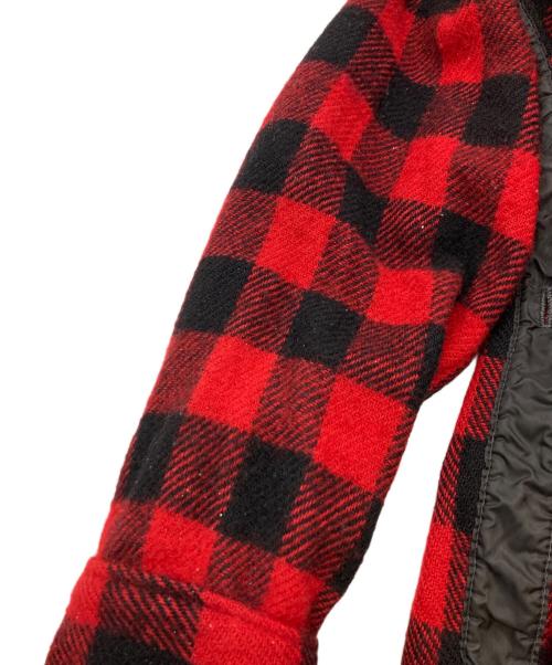 WOOLRICH（ウールリッチ）WOOLRICH (ウールリッチ) バッファローチェックウールシャツ レッド サイズ:Ｍの古着・服飾アイテム