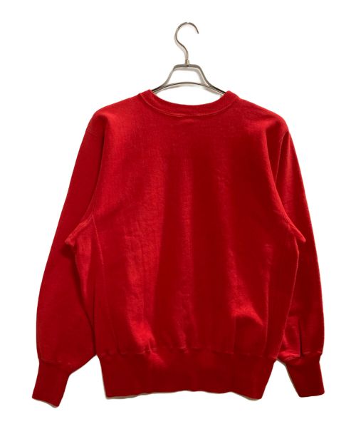 Champion（チャンピオン）Champion (チャンピオン) 90’ｓ刺繍タグリバースウィーブスウェット レッド サイズ:Ｌの古着・服飾アイテム