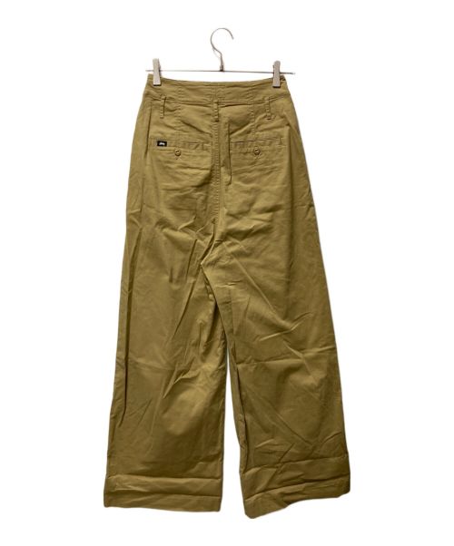 stussy（ステューシー）stussy (ステューシー) ワイドパンツ ブラウン サイズ:Sの古着・服飾アイテム