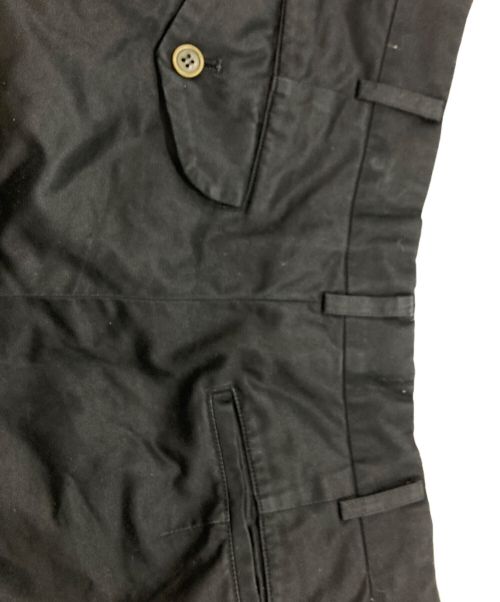 COMME des GARCONS HOMME PLUS（コムデギャルソンオムプリュス）COMME des GARCONS HOMME PLUS (コムデギャルソンオムプリュス) ハーフパンツ　PA-P058　AD2007　アーカイブ ブラック サイズ:SSの古着・服飾アイテム