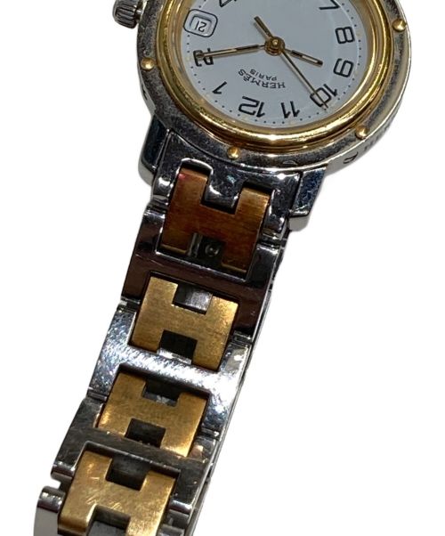 HERMES（エルメス）HERMES (エルメス) クリッパー CL4.220 ホワイトの古着・服飾アイテム