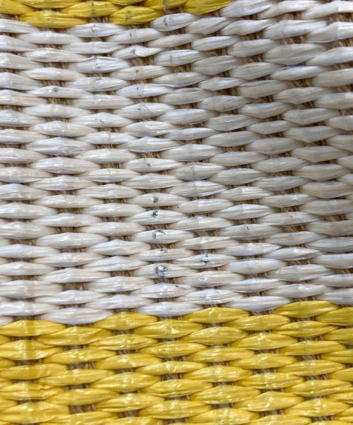 Kate Spade（ケイトスペード）Kate Spade (ケイトスペード) 2WAYショルダーバッグ イエロー×ホワイトの古着・服飾アイテム