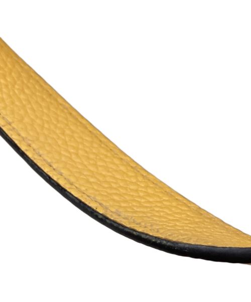 Kate Spade（ケイトスペード）Kate Spade (ケイトスペード) 2WAYショルダーバッグ イエロー×ホワイトの古着・服飾アイテム