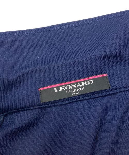 LEONARD（レオナール）LEONARD (レオナール) ジャージーテーラードジャケット ネイビー サイズ:11の古着・服飾アイテム