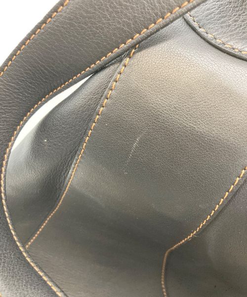 LOEWE（ロエベ）LOEWE (ロエベ) ロゴ巾着ワンショルダ ブラックの古着・服飾アイテム