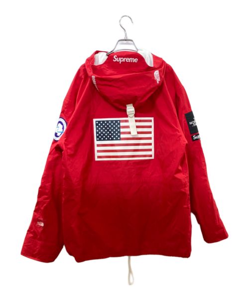 SUPREME（シュプリーム）SUPREME (シュプリーム) THE NORTH FACE (ザ ノース フェイス) 17SS Trans Antarctica Expedition Gore-Tex Pullover レッド×ホワイト サイズ:Ｌの古着・服飾アイテム