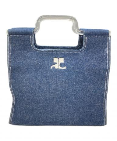 courrèges クレージュ⭐︎デニムバック 中古・古着通販】courreges (クレージュ) デニムハンドバッグ