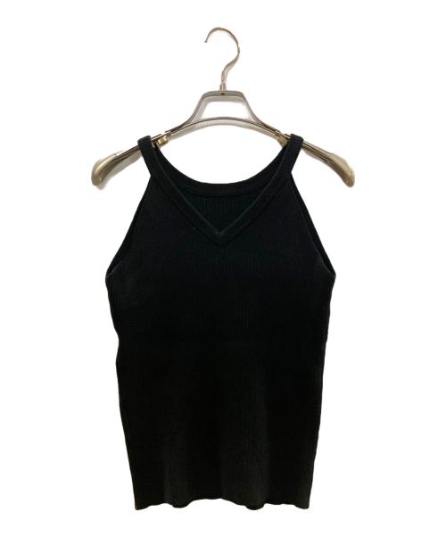 Ameri（アメリ）Ameri (アメリ) AMERICAN SLEEVE LAYERED KNIT DRESS ブラック サイズ:Sの古着・服飾アイテム