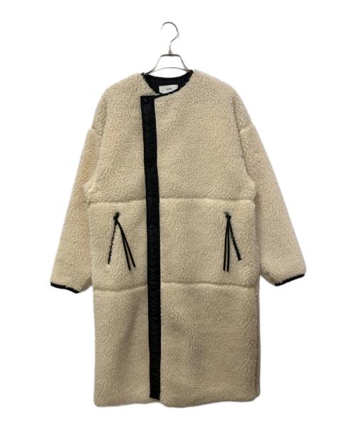 HYKE（ハイク）HYKE (ハイク) FAUX SHEARLING COAT　202-17175 012 アイボリー サイズ:1の古着・服飾アイテム