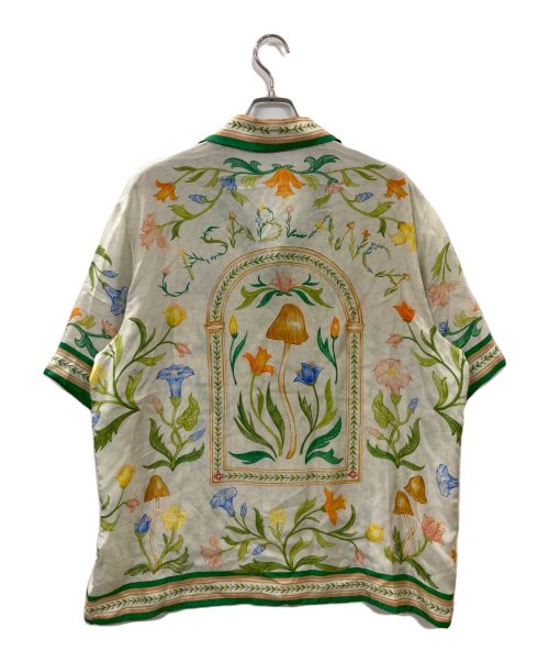 CASABLANCA（カサブランカ）CASABLANCA (カサブランカ) Cuban Collar Short Sleeve Shirt　23SS グリーン サイズ:XXLの古着・服飾アイテム