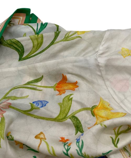 CASABLANCA（カサブランカ）CASABLANCA (カサブランカ) Cuban Collar Short Sleeve Shirt　23SS グリーン サイズ:XXLの古着・服飾アイテム