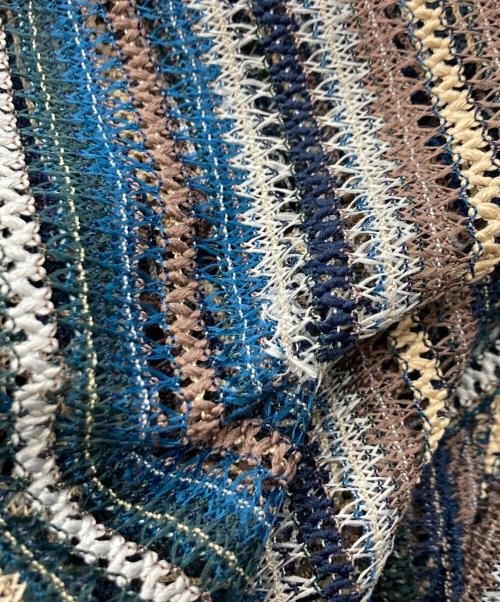 JOURNAL STANDARD（ジャーナルスタンダード）JOURNAL STANDARD (ジャーナルスタンダード) バルファレース パターン オープンシャツ/ジャーナルスタンダード/22051600941020 アイボリー×ブルー サイズ:Ｍの古着・服飾アイテム