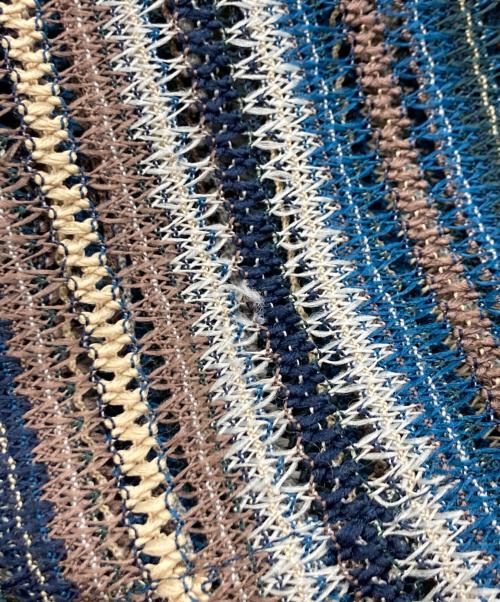 JOURNAL STANDARD（ジャーナルスタンダード）JOURNAL STANDARD (ジャーナルスタンダード) バルファレース パターン オープンシャツ/ジャーナルスタンダード/22051600941020 アイボリー×ブルー サイズ:Ｍの古着・服飾アイテム