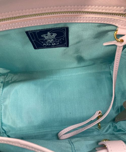 A.D.M.J.（エーディーエムジェイ）A.D.M.J. (エーディーエムジェイ) モーツァルトワンハンドルバッグ グレーの古着・服飾アイテム