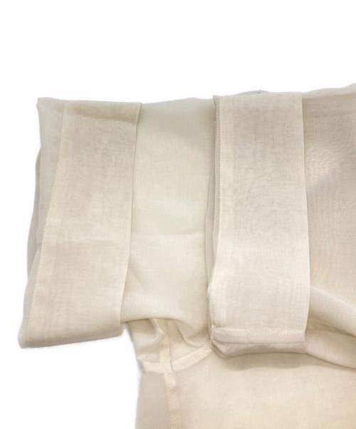 BEAUTY&YOUTH（ビューティーアンドユース）BEAUTY&YOUTH (ビューティーアンドユース) ポリエステルオーガンジー シャツ/ビューティーアンドユース/1616-242-0426 ベージュ サイズ:Freeの古着・服飾アイテム