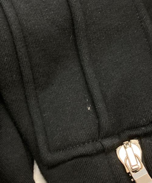 BALMAIN（バルマン）BALMAIN (バルマン) スウェットライダースジャケット　ブルーベルジャパン ブラック サイズ:Sの古着・服飾アイテム