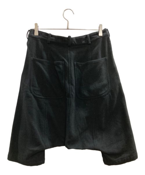 BLACK COMME des GARCONS（ブラックコムデギャルソン）BLACK COMME des GARCONS (ブラック コムデギャルソン) ウールサルエルパンツ　AD2010 ブラック サイズ:Sの古着・服飾アイテム