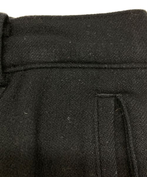 BLACK COMME des GARCONS（ブラックコムデギャルソン）BLACK COMME des GARCONS (ブラック コムデギャルソン) ウールサルエルパンツ　AD2010 ブラック サイズ:Sの古着・服飾アイテム