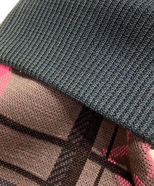 LOUIS VUITTON（ルイ ヴィトン）LOUIS VUITTON (ルイ ヴィトン) モノグラムジャカードスウェットシャツ グリーン×ピンク サイズ:ＸＳの古着・服飾アイテム