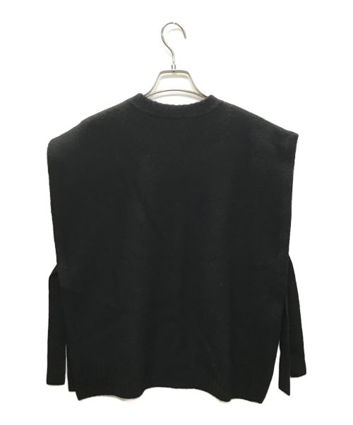 ORCIVAL（オーシバル）ORCIVAL (オーシバル) クルーネックウールニットケープベスト　OR-D0062 ブラック サイズ:1の古着・服飾アイテム