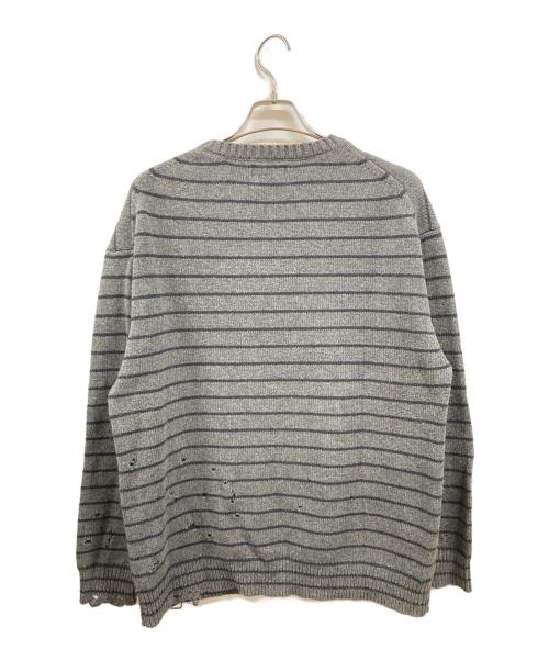 EGO TRIPPING（エゴ トリッピング）EGO TRIPPING (エゴ トリッピング) GRUNGE KNIT/エゴ トリッピング/675002 グレー サイズ:48の古着・服飾アイテム