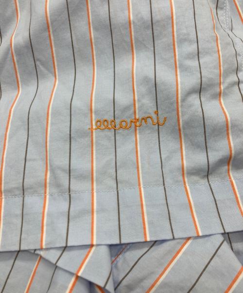 MARNI（マルニ）MARNI (マルニ) ストライプギャザースカート/マル二/GOMA0459S0 UTC225/23SS ブルー×オレンジ サイズ:40の古着・服飾アイテム