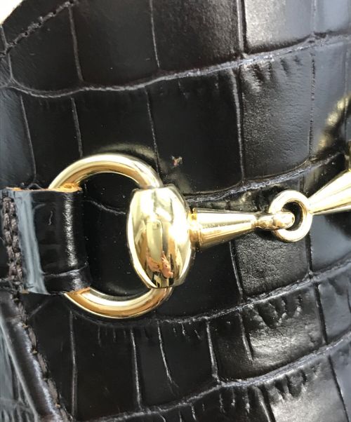 REGAL（リーガル）REGAL (リーガル) クロコ型押しビットローファー ブラウン サイズ:24の古着・服飾アイテム