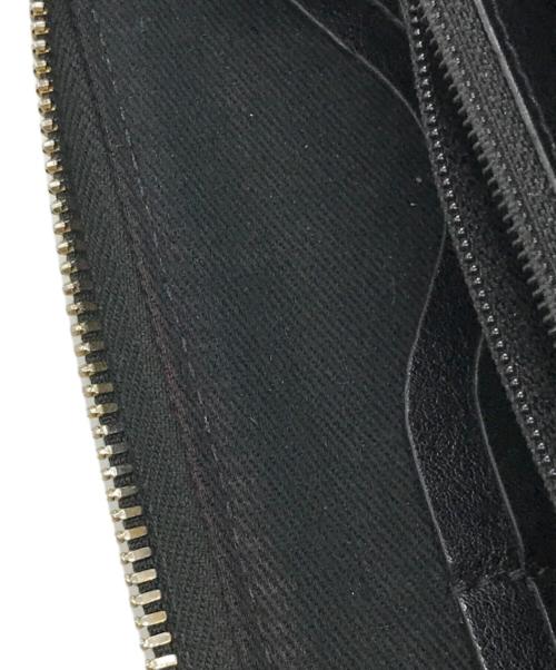 IL BISONTE（イル ビゾンテ）IL BISONTE (イル ビゾンテ) ラウンドファスナー長財布 ブラックの古着・服飾アイテム