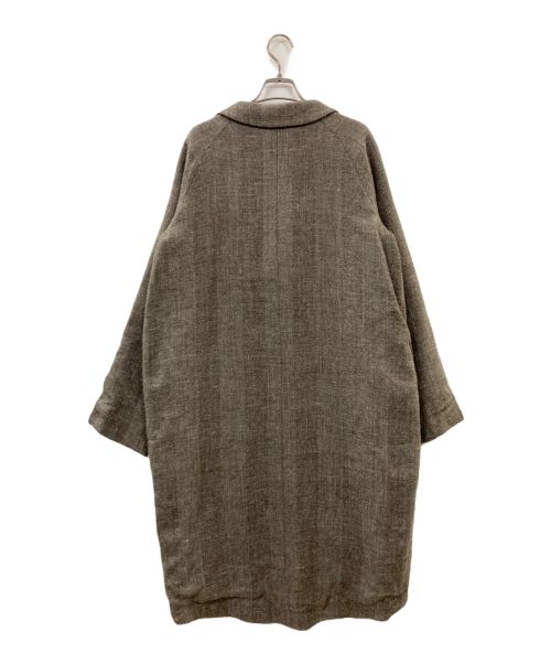 hazama（ハザマ）hazama (ハザマ) 経年真価のジャケットコート　17AW ベージュ サイズ:表記なしの古着・服飾アイテム