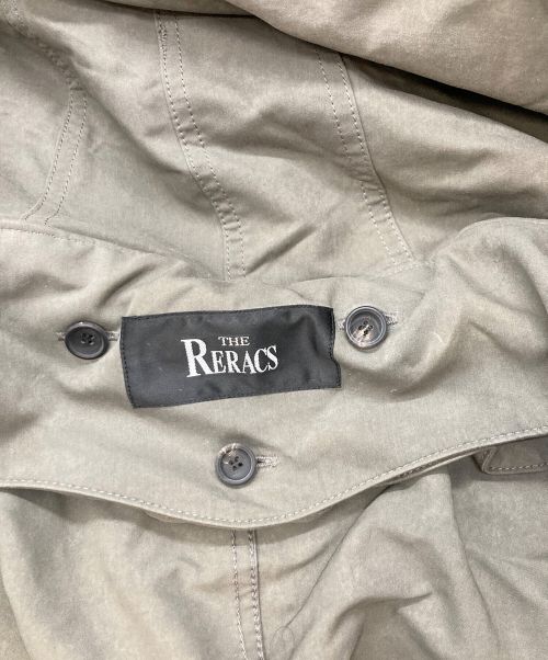 THE RERACS（ザ リラクス）THE RERACS (ザ リラクス) フーデッド ルーズ ショート モッズコート カーキ サイズ:48の古着・服飾アイテム