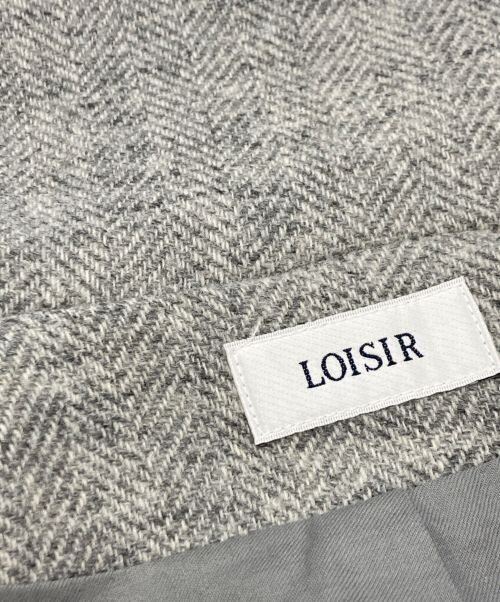 LOISIR（ロワズィール）LOISIR (ロワズィール) ウールセーラーカラーコート　23AW グレー サイズ:Freeの古着・服飾アイテム