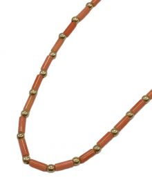 eliou（エリゥ）の古着「TAYOネックレス　TOMORROWLAND取り扱い」｜オレンジ