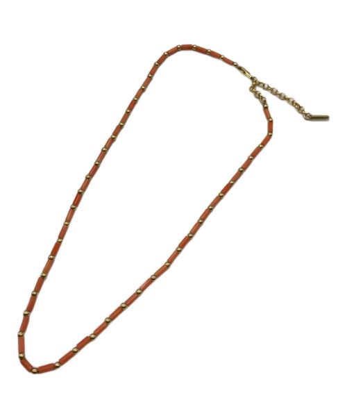 eliou（エリゥ）eliou (エリゥ) TAYOネックレス　TOMORROWLAND取り扱い オレンジの古着・服飾アイテム