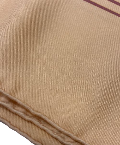 HERMES（エルメス）HERMES (エルメス) スカーフ　カレ90　FAUBOURG EXPRESS オレンジの古着・服飾アイテム