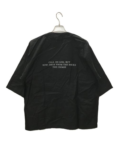 THE CRIMIE（ザ クライミー）THE CRIMIE (ザ クライミー) 7分袖シャツ　CR01-01K3-SH03 ブラック サイズ:XXLの古着・服飾アイテム