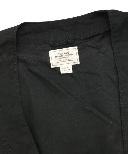 THE CRIMIE（ザ クライミー）THE CRIMIE (ザ クライミー) 7分袖シャツ　CR01-01K3-SH03 ブラック サイズ:XXLの古着・服飾アイテム