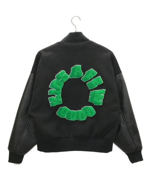 A FEW GOOD KIDS（アフューグッドキッズ）A FEW GOOD KIDS (アフューグッドキッズ) エコレザースリーブスタジャン　アフューグッドキッズ ブラック サイズ:Sの古着・服飾アイテム