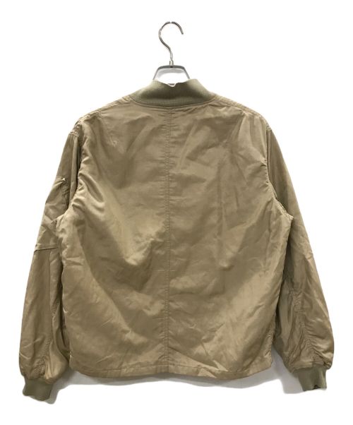 jieda（ジエダ）jieda (ジエダ) フライトジャケット ベージュ サイズ:2の古着・服飾アイテム