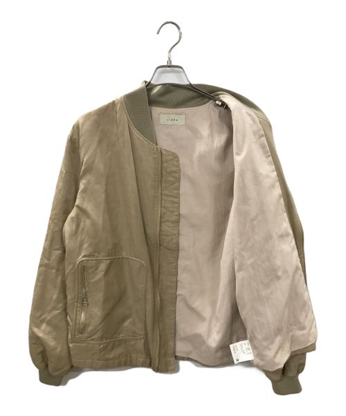 jieda（ジエダ）jieda (ジエダ) フライトジャケット ベージュ サイズ:2の古着・服飾アイテム