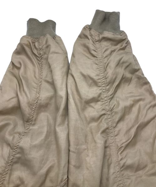 jieda（ジエダ）jieda (ジエダ) フライトジャケット ベージュ サイズ:2の古着・服飾アイテム